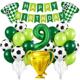 dekoracje-balony-zestaw-balonow-pilka-nozna-football-9-urodziny-23-szt