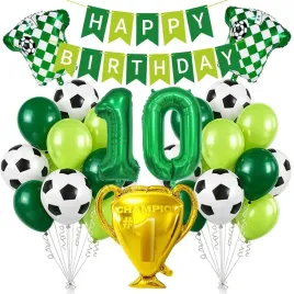 dekoracje-balony-zestaw-balonow-pilka-nozna-football-10-urodziny-23-szt