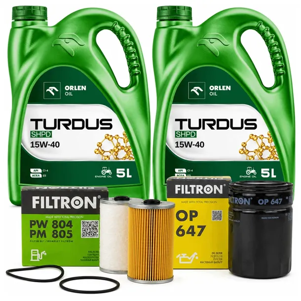Olej 10L + filtry Filtron zestaw do URSUS C330 C360 inne ORLEN TURDUS