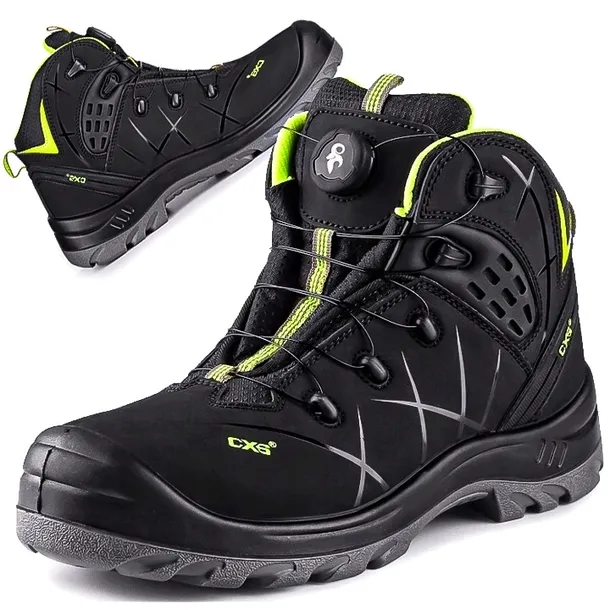 Buty skórzane Wysokie BOA r. 44 CXS z podnoskiem ochronne Robocze Trzewiki