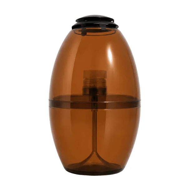 LUMINOX Znicz premium Lampion Ogrodowy Kolor Brązowy Amber 1,4L 25cm