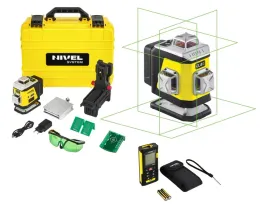 nivel-system-cl4g-laser-krzyzowy-4x360-zielony-30m-gratis-dalmierz-hdm-9g