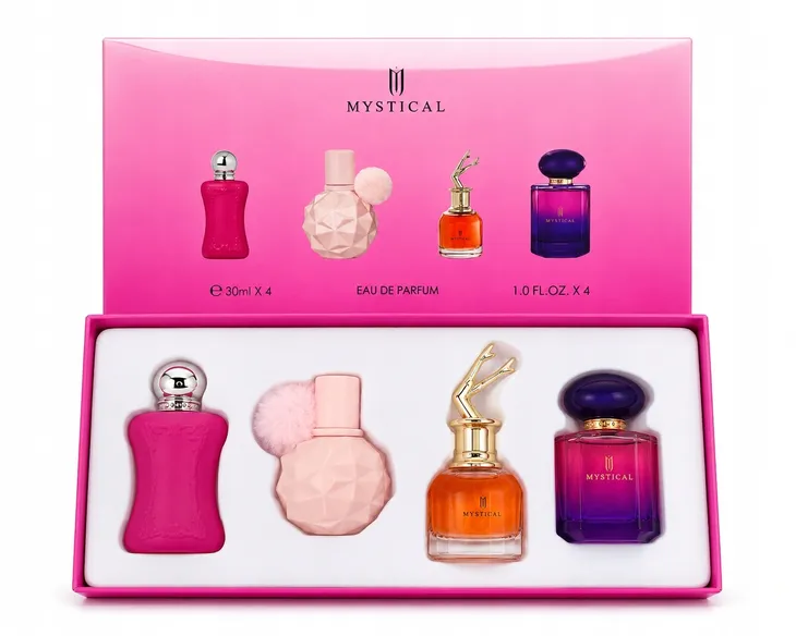 4-in-1 – Luksusowy zestaw perfum 4 × 30 ml Eau de Parfum