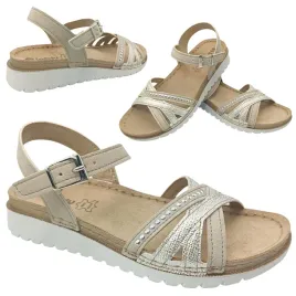 sandaly-damskie-sportowe-37-inblu-eleganckie-profilaktyczne-na-rzepy-bezowe