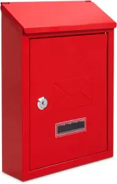 nascienna-skrzynka-na-listy-z-zamkiem-i-2-kluczami-21x30x7-cm-czerwona
