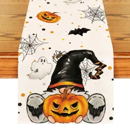 bieznik-halloween-40x180-cm-nietoperze-kropki-bezowy-poliester