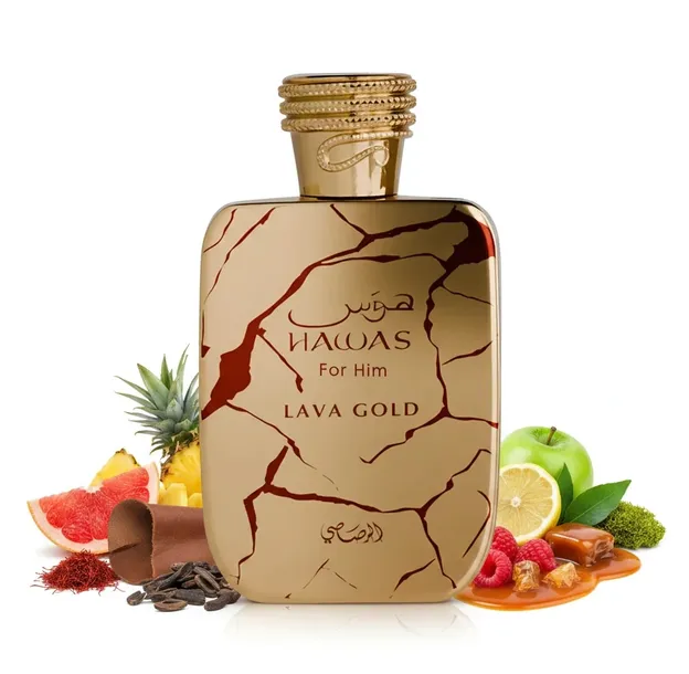Rasasi Hawas Lava Gold For Him Woda Perfumowana Męska 100 ml EDP