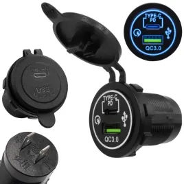 ladowarka-usb-12v-24v-usb-c-pd-30w-qc-3-0-18w-niebieski-led-samochod-kamper