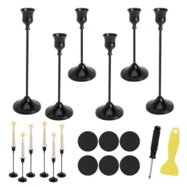swieczniki-czarne-6-szt-na-stol-weselny-eleganckie-na-swiece-swiecznik