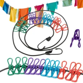 elastyczna-linka-na-pranie-12-sztuk-klamerek-spinacze-do-prania-turystyczna