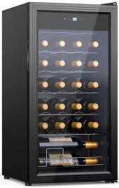lodowka-na-wino-coolbrand-modelx-czarne-szklo-28-butelek-82l-led-dotykowa