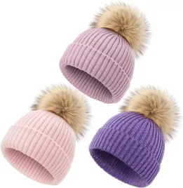 czapki-zimowe-z-pomponem-dla-niemowlat-i-malych-dzieci-3-szt-rozowe