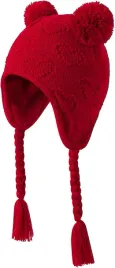 czapka-zimowa-dla-dzieci-z-nausznikami-i-pomponem-2-4-lata-czerwona