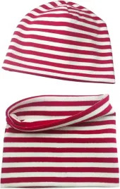 czapka-beanie-i-szalik-dla-dziewczynki-2-6-lat-czerwone-paski