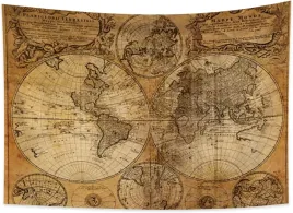 gobelin-mapa-swiata-vintage-100x70-cm-poliester-dekoracja-sciany