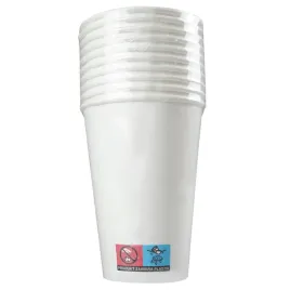 kubeczki-na-urodziny-papierowe-biale-200ml-10szt