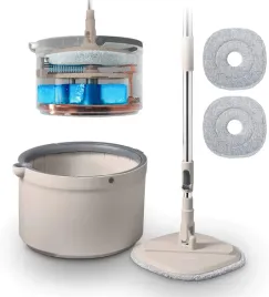 mop-spinningowy-tower-duo-compact-z-turbina-2-pojemniki-latte