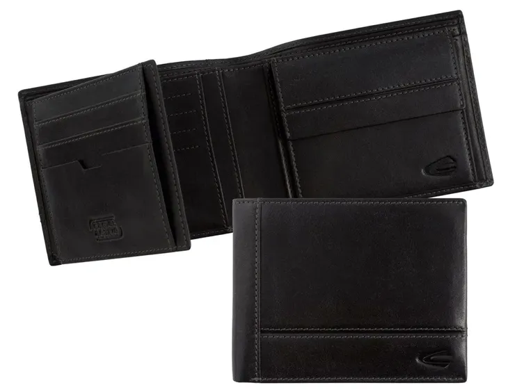 CAMEL ACTIVE 270-704-60 skórzany portfel męski czarny