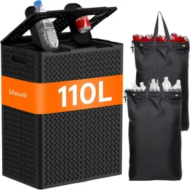 pojemnik-na-butelki-zwrotne-110l-2-komory-z-pokrywa-czarny