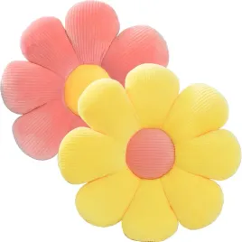 poduszka-dekoracyjna-kwiat-40-cm-miekka-pluszowa-2-szt-zolta-czerwona