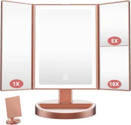 lusterko-do-makijazu-ze-swiatlami-usb-c-10x-5x-1x-rozowe-zloto