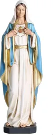 figurka-matki-boskiej-niepokalane-serce-maryi-25-cm-recznie-malowana