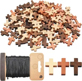 150-drewnianych-krzyzykow-do-dekoracji-sznurek-15-m-diy-chrzest-3