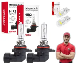 2x-zarowka-halogenowa-hir2-9012-12v-55w-homologacja-e8-mocna-2-led-t10