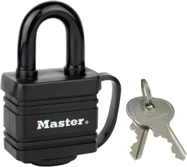 master-lock-klodka-laminowana-40-mm-z-kluczem-odporna-na-przeciecia-czarna