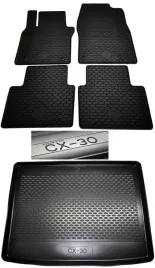 mazda-cx-30-2019-dywaniki-gumowe-bezzapachowe-mata-bagaznika-stopery