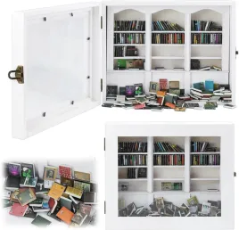 polka-na-ksiazki-shabby-chic-biala-dekoracyjny-regal-na-ksiazki