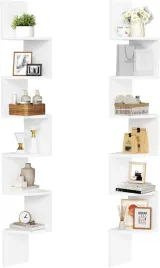 regal-narozny-wiszacy-2-szt-bialy-6-polek-nowoczesny-na-sciane