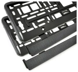 2x-ramka-tablicy-pod-tablice-rejestracyjna-rejastracyjna-carbon-mocne-ramki