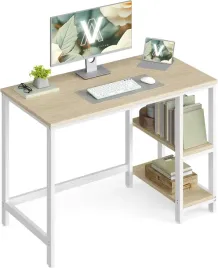 biurko-prostokatny-vasagle-100-x-50-x-76-cm-bialy-odcienie-bezu