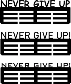 wieszak-na-medale-never-give-up-40-cm