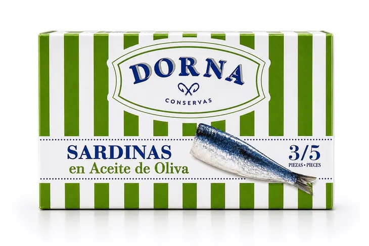 SARDYNKI PORTUGALSKIE W OLIWIE Z OLIWEK 120G DORNA