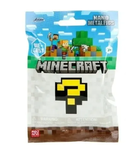 Jada Toys Minecraft: Metalowa Figurka Niespodzianka w Saszetce (Blind Box)