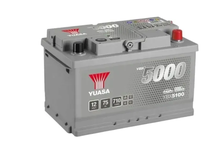 AKUMULATOR 12v YUASA YBX5100 75AH 710A P+ RADOM