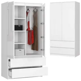 duza-szafa-na-ubrania-90-cm-2-szuflady-drazek-na-wieszaki-bialy-polysk