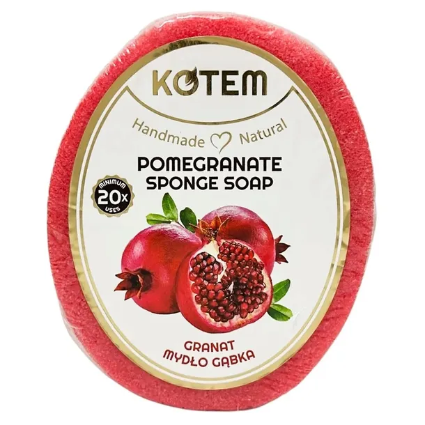 Mydło w gąbce Kotem Pomegranate Owoce Granatu 125g