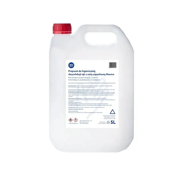 Płyn do dezynfekcji rąk, skóry  - zawartość alk.  70% 5L