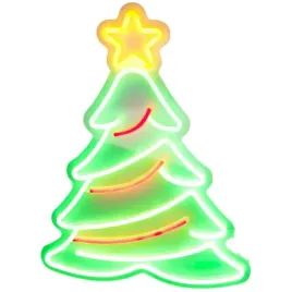 lampa-scienna-neon-choinka-koopman