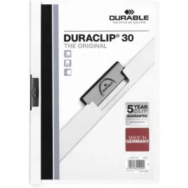 skoroszyt-z-klipsem-durable-duraclip-30-bialy-durable