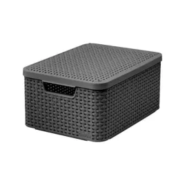 curver-koszyk-z-pokrywa-rattan-style-m-grafitowy-curver