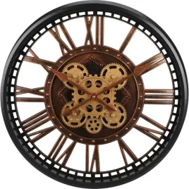 zegar-scienny-obrotowy-mechanizm-50cm-brazowy-excellent-houseware