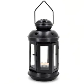 swiecznik-na-tea-light-latarenka-20cm-czarna-koopman