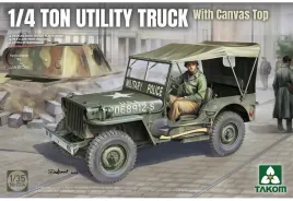 takom-2214-us-1-4-ton-utility-truck-with-canvas-top-1-35-model-samochodu