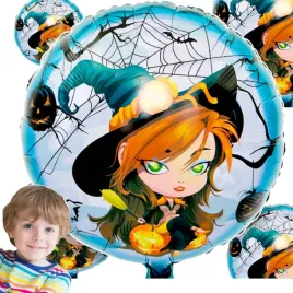 balon-na-impreze-halloween-dla-dzieci-czarownica-dynia-pajeczyna-dekoracja