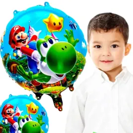 balon-foliowy-super-mario-bros-45cm-na-urodziny-dziecka-mario-i-smok