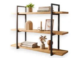 regal-debowy-potrojny-czarny-rustykalna-polka-do-salonu-biura-180cm-x-25cm